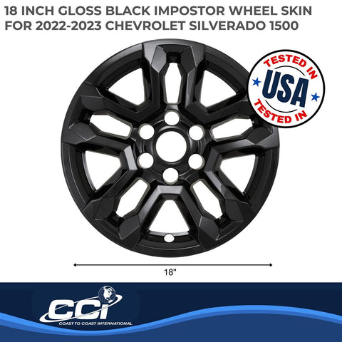 COAST2COAST IMP502BLK WS 22-24 SILVERADO GL BLK 5 DBL SPK