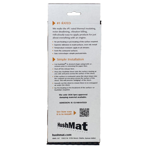 HUSHMAT 10150 MULTI USE KT STEALTH BLACK - SOUND