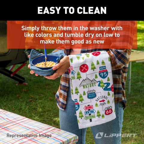 LIPPERT FABRIC BOWL PROTECTOR - 4 P
