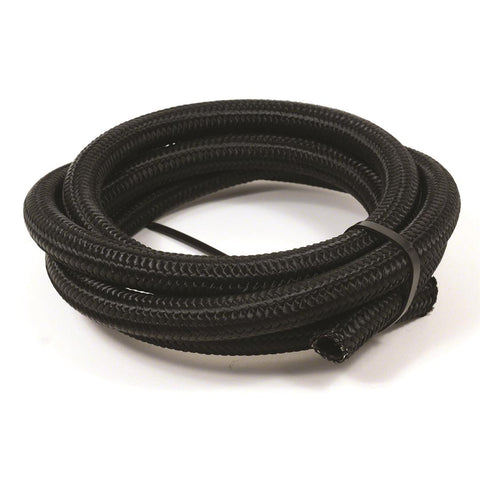 BLK NYLON SS BRD HOSE  -4AN X 10'