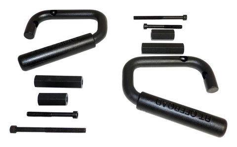 CROWN AUTO RT27049 GRAB HANDLE SET BLK STEEL HNDL SET