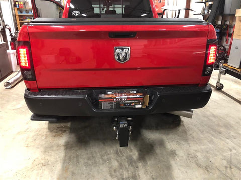 RECON ACCESS 264336BK LED TAIL LIGHTS - DODGE 13-17 RAM 1