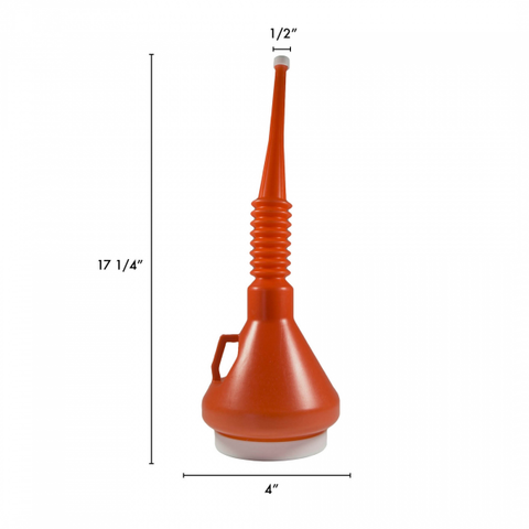 1 1/2 QT CLN FUNL RED