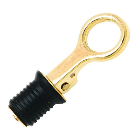 T-H MARINE BE-PL-54842-DP SNAP DRAIN PLUG 1' BRASS