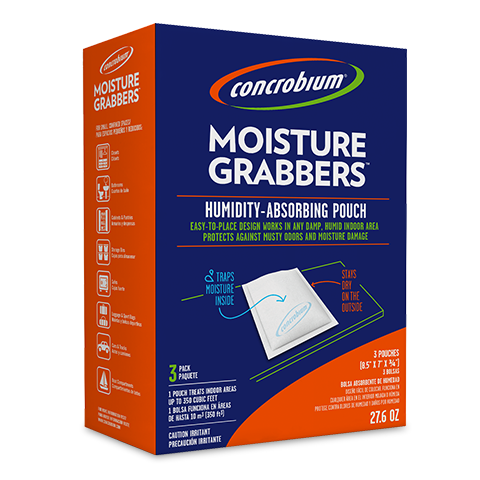 RUST-OLEUM 7453276 CONCROBIUM MOISTURE GRABBERS 3 COUN