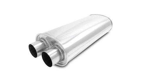 VIBRANT 10538 STREETPOWER OVAL MUFFLER  2.50' INL
