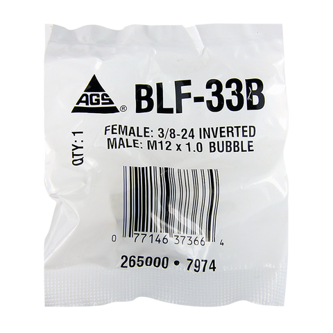3/8-24 - M12 X 1.0 BUBBLE