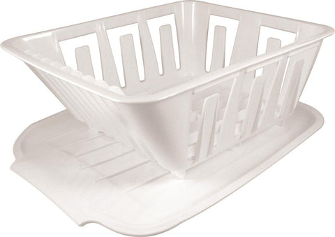 MINI DISH DRAINER SET-WHT