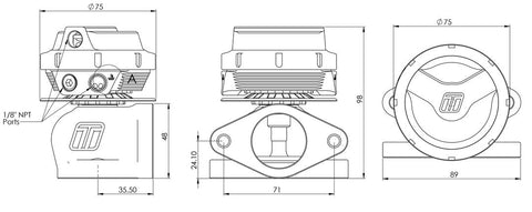 WG38 GENV ULTRA-GATE 38 14PSI BLACK