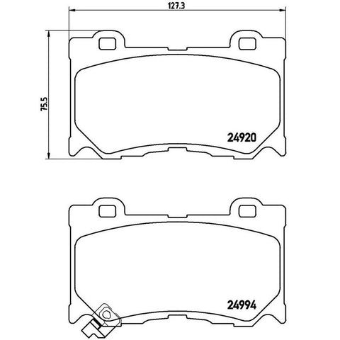 DISC BRAKE PAD SET