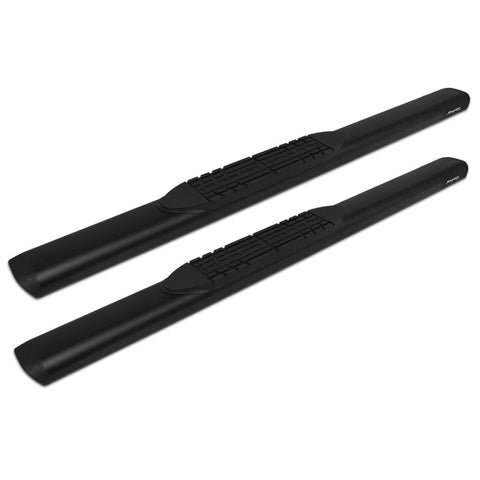 Raptor 2056-BLK - 5 in. Slide Track Oval Running Boards