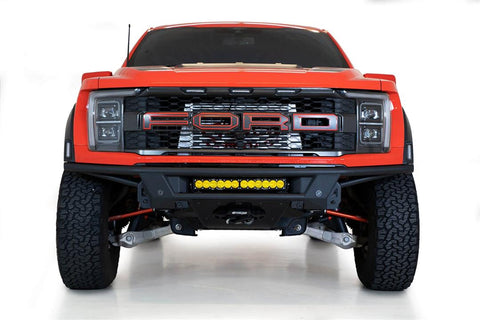 Addictive Desert Designs AC2101401NA - Ford Raptor 2022 Up Pro Bolt-On Winch Kit in Hammer Black
