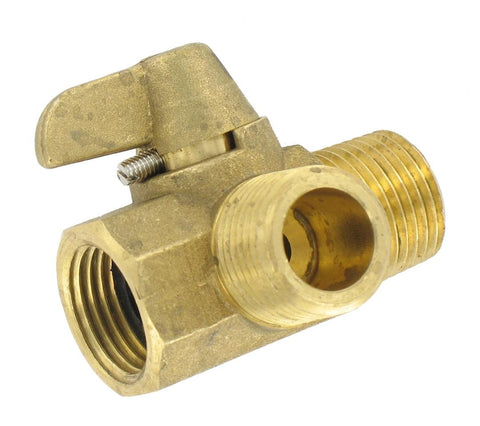 DIV VALVE BRASS 1/2' MXMX