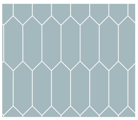 GENESIS PROD 494033 COASTAL BLUE PICKET BACKSPLASH KIT