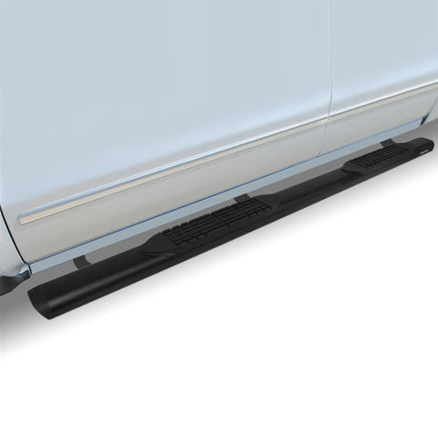 Raptor 2075-BLK - 5 in. Slide Track Oval Running Boards