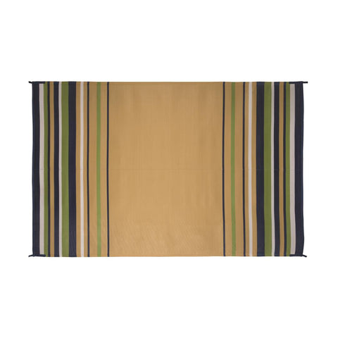 FAULKNER 68800 MAT STRIPED 8X20 NAVY/WHT/LIME/BGE