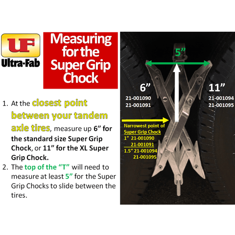 ULTRA SUPER GRIP CHOCK 1/PK