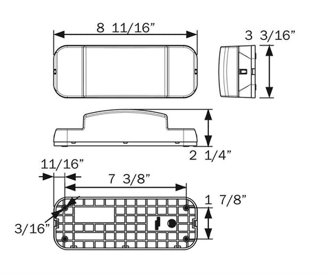 LED;RV TAIL LIGHT PASSENG