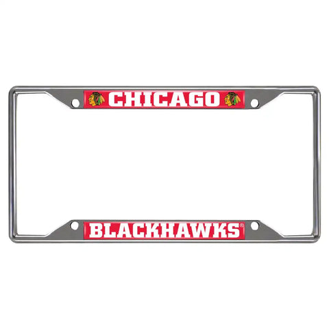 FAN MATS 14790 CHICAGO BLACKHAWKS PLATE FRAME