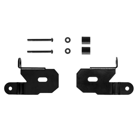 KC HILITE 7318 JEEP JL; A-PILLAR BRACKET SET BLK