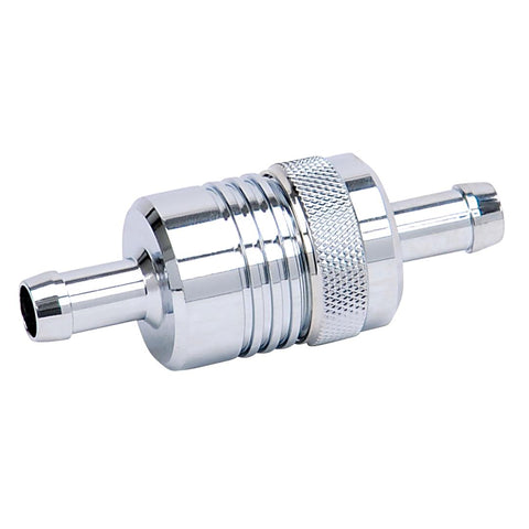 CHROME 3/8IN GAS FILTER