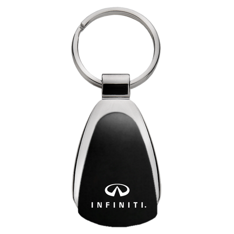 AUTO GOLD KCK.INF BLK TEARDROP KEY FOB