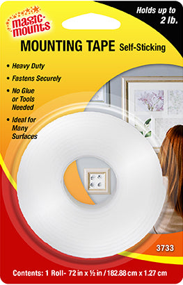 1/2' X 72' MOUNTING TAPE