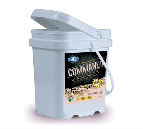 WALEX CMDOBK COMMANDO BLACK TANK CLEANER TUB