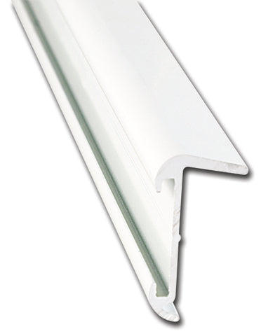 ROOF EDGE P.WHT 8' EA