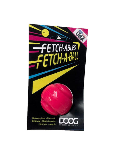 DOOG USA FFB01 FETCHABEL BALL PINK