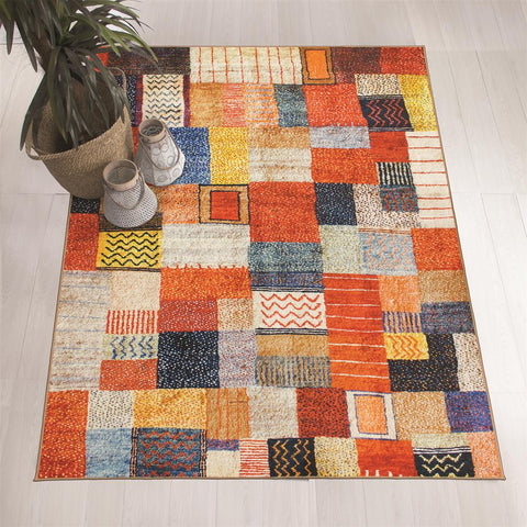 CRYSTAL ART 340555WEB PATCHWORK MULTICOLOR 5X7 WASHABLE R
