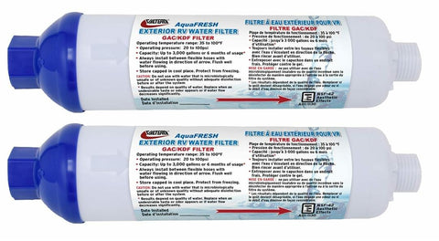 INLINE WATER FILTER  2 PK CARDED
