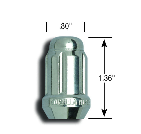 GORILLA 21188HT 1/2 DSD LUG NUTS 100/BOX