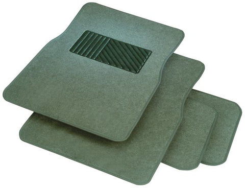 RUBBERQUEEN 70541 CARPETED 4PC W/HP BLACK