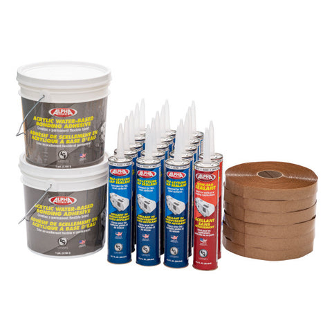 RV ROOF KIT - SUPERFLEX WHITE
