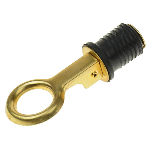 T-H MARINE BE-PL-54842-DP SNAP DRAIN PLUG 1' BRASS