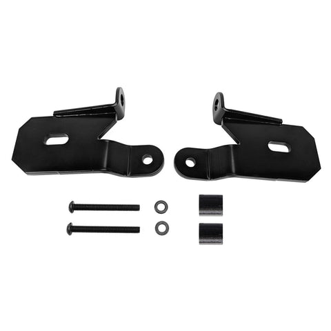 KC HILITE 7318 JEEP JL; A-PILLAR BRACKET SET BLK