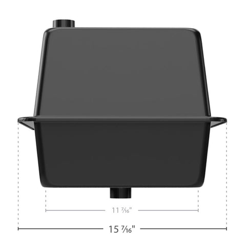 Camco 55370 Battery Box Fits Two Group 24 Batteries Side-By-Side 17-5/8 Inch Height