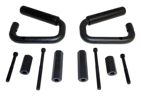 CROWN AUTO RT27049 GRAB HANDLE SET BLK STEEL HNDL SET