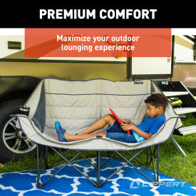 LIPPERT CAMPFIRE FOLDING LOVESEAT