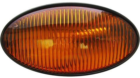 P-LIGHT OV W/O SW  BLK BS  AMB