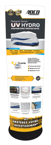 Adco D0056 Point Of Purchase Display UV Hydro RV Lama Display French 54 Inch Lengt