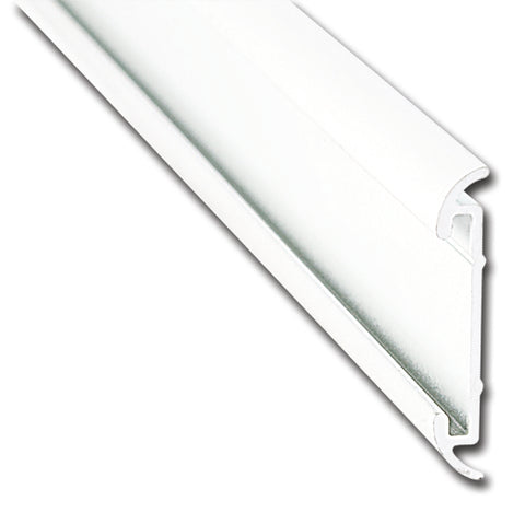 FLAT TRIM W/ P.WHT 8' EA
