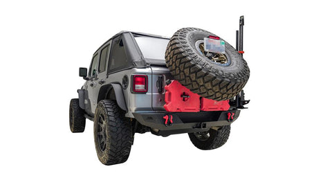 Paramount Automotive 81-20403 - Body Width Rear Bumper (Works With Tire Carrier 81-21501)