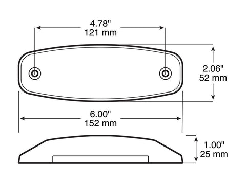 PETERSON MFG M130R CLEARANCE LIGHT