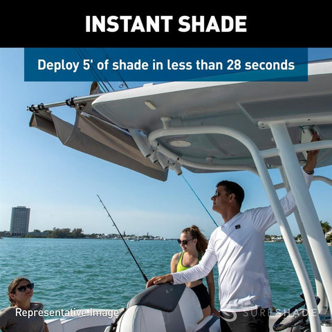 PTX POWER SHADE SS 51 INCH WIDE TAN