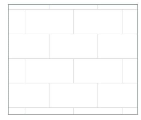 GENESIS PROD 494029 WHITE SUBWAY TILE BACKSPLASH KIT 18