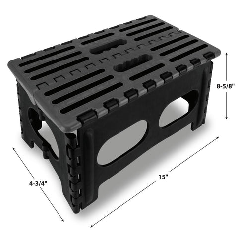 15' X-WIDE FOLDING STEP STOOL