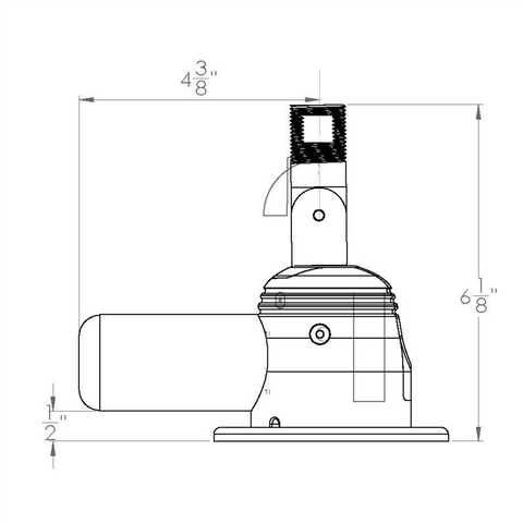 TACO METALS GS-850 ANTENNA MOUNT ELECTRIC VHF