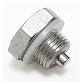 CHROME MAGNETIC PLUG WITH WASHER (1